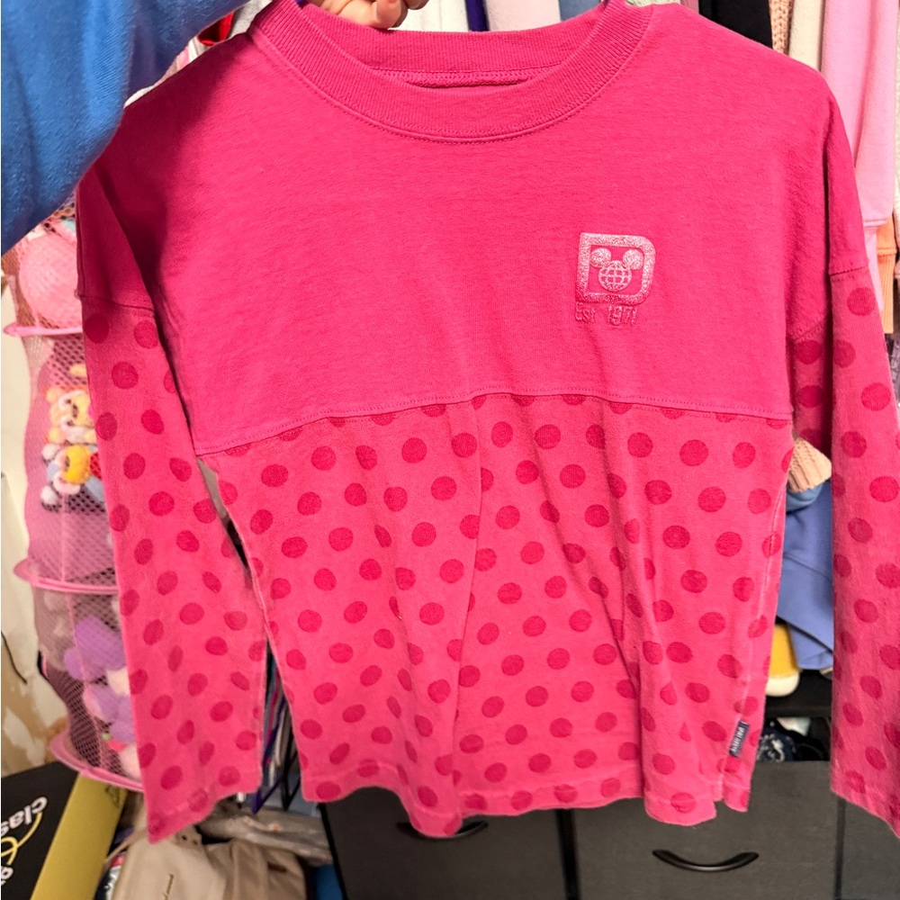 Disney Pink Polka Dot Kids Jersey